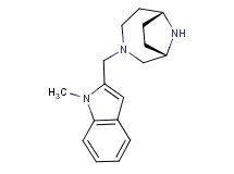 (1S*,6R*)-3-[(1-methyl-1H-indol-2-yl)methyl]-3,9-diazabicyclo[4.2.1]nonane