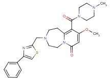 9-methoxy-10-[(4-methyl-1-piperazinyl)carbonyl]-3-[(4-phenyl-1,3-thiazol-2-yl)methyl]-2,3,4,5-tetrahydropyrido[1,2-d][1,4]diazepin-7(1H)-one