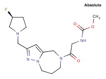 methyl {2-[2-{[(3S)-3-fluoro-1-pyrrolidinyl]methyl}-7,8-dihydro-4H-pyrazolo[1,5-a][1,4]diazepin-5(6H)-yl]-2-oxoethyl}carbamate