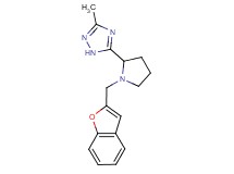 5-[1-(1-benzofuran-2-ylmethyl)pyrrolidin-2-yl]-3-methyl-1H-1,2,4-triazole