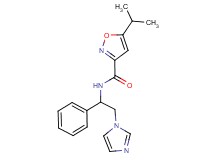 N-[2-(1H-imidazol-1-yl)-1-phenylethyl]-5-isopropyl-3-isoxazolecarboxamide