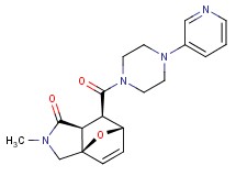 (1R*,5S*,6R*,7S*)-3-methyl-6-{[4-(3-pyridinyl)-1-piperazinyl]carbonyl}-10-oxa-3-azatricyclo[5.2.1.0~1,5~]dec-8-en-4-one