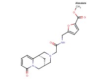 methyl 5-[({[(1S,5R)-8-oxo-1,5,6,8-tetrahydro-2H-1,5-methanopyrido[1,2-a][1,5]diazocin-3(4H)-yl]acetyl}amino)methyl]-2-furoate