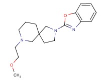 2-(1,3-benzoxazol-2-yl)-7-(2-methoxyethyl)-2,7-diazaspiro[4.5]decane