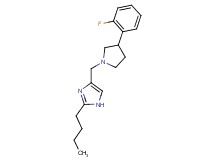 2-butyl-4-{[3-(2-fluorophenyl)-1-pyrrolidinyl]methyl}-1H-imidazole