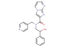N-(2-hydroxy-2-phenylethyl)-N-(pyridin-4-ylmethyl)imidazo[1,2-a]pyrimidine-2-carboxamide