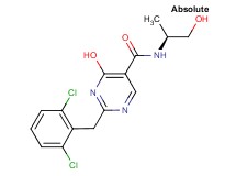 2-(2,6-dichlorobenzyl)-4-hydroxy-N-[(1S)-2-hydroxy-1-methylethyl]pyrimidine-5-carboxamide