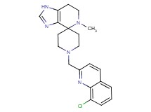 1'-[(8-chloroquinolin-2-yl)methyl]-5-methyl-1,5,6,7-tetrahydrospiro[imidazo[4,5-c]pyridine-4,4'-piperidine]
