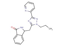 3-[(1-propyl-3-pyridin-2-yl-1H-1,2,4-triazol-5-yl)methyl]isoindolin-1-one