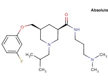 (3R,5S)-N-[3-(dimethylamino)propyl]-5-[(3-fluorophenoxy)methyl]-1-isobutyl-3-piperidinecarboxamide