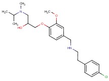 1-[4-({[2-(4-chlorophenyl)ethyl]amino}methyl)-2-methoxyphenoxy]-3-[isopropyl(methyl)amino]-2-propanol