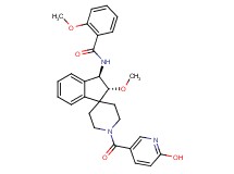 N-{(2R*,3R*)-1'-[(6-hydroxy-3-pyridinyl)carbonyl]-2-methoxy-2,3-dihydrospiro[indene-1,4'-piperidin]-3-yl}-2-methoxybenzamide