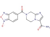 7-[(1-oxido-2,1,3-benzoxadiazol-5-yl)carbonyl]-5,6,7,8-tetrahydroimidazo[1,2-a]pyrazine-3-carboxamide