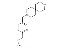 3-{[2-(methoxymethyl)pyrimidin-5-yl]methyl}-3,9-diazaspiro[5.5]undecane