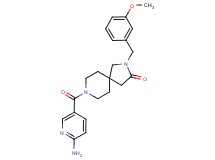 8-[(6-aminopyridin-3-yl)carbonyl]-2-(3-methoxybenzyl)-2,8-diazaspiro[4.5]decan-3-one