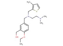 [5-({[2-(dimethylamino)ethyl][(3-methyl-2-thienyl)methyl]amino}methyl)-2-ethoxyphenyl]methanol
