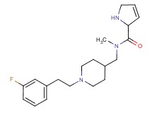 N-({1-[2-(3-fluorophenyl)ethyl]-4-piperidinyl}methyl)-N-methyl-2,5-dihydro-1H-pyrrole-2-carboxamide dihydrochloride