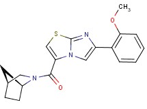 3-[(1S*,4S*)-2-azabicyclo[2.2.1]hept-2-ylcarbonyl]-6-(2-methoxyphenyl)imidazo[2,1-b][1,3]thiazole