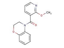 4-[(2-methoxy-3-pyridinyl)carbonyl]-3,4-dihydro-2H-1,4-benzoxazine