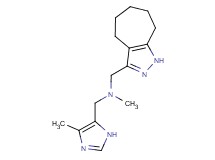 (1,4,5,6,7,8-hexahydrocyclohepta[c]pyrazol-3-ylmethyl)methyl[(4-methyl-1H-imidazol-5-yl)methyl]amine