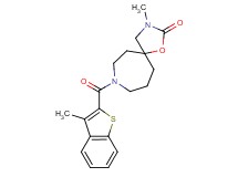 3-methyl-8-[(3-methyl-1-benzothien-2-yl)carbonyl]-1-oxa-3,8-diazaspiro[4.6]undecan-2-one