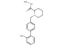 N-methyl-1-[(2'-methylbiphenyl-4-yl)methyl]piperidine-2-carboxamide