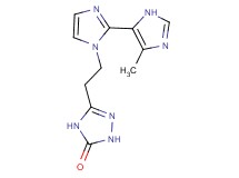 5-[2-(5'-methyl-1H,3'H-2,4'-biimidazol-1-yl)ethyl]-2,4-dihydro-3H-1,2,4-triazol-3-one
