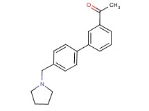 1-[4'-(pyrrolidin-1-ylmethyl)biphenyl-3-yl]ethanone
