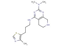 N~2~,N~2~-dimethyl-N~4~-[3-(4-methyl-1,3-thiazol-5-yl)propyl]-5,6,7,8-tetrahydropyrido[3,4-d]pyrimidine-2,4-diamine