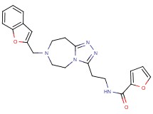 N-{2-[7-(1-benzofuran-2-ylmethyl)-6,7,8,9-tetrahydro-5H-[1,2,4]triazolo[4,3-d][1,4]diazepin-3-yl]ethyl}-2-furamide