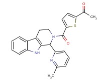 1-(5-{[1-(6-methyl-2-pyridinyl)-1,3,4,9-tetrahydro-2H-beta-carbolin-2-yl]carbonyl}-2-thienyl)ethanone