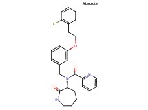 N-{3-[2-(2-fluorophenyl)ethoxy]benzyl}-N-[(3S)-2-oxo-3-azepanyl]-2-pyridinecarboxamide