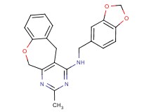 N-(1,3-benzodioxol-5-ylmethyl)-2-methyl-5,11-dihydro[1]benzoxepino[3,4-d]pyrimidin-4-amine
