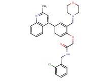 N-(2-chlorobenzyl)-2-[4-(2-methyl-4-quinolinyl)-2-(4-morpholinylmethyl)phenoxy]acetamide