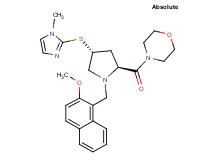 4-{(4R)-1-[(2-methoxy-1-naphthyl)methyl]-4-[(1-methyl-1H-imidazol-2-yl)thio]-L-prolyl}morpholine