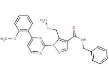 N-benzyl-5-(methoxymethyl)-1-[4-(2-methoxyphenyl)-2-pyrimidinyl]-1H-pyrazole-4-carboxamide