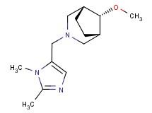 (8-syn)-3-[(1,2-dimethyl-1H-imidazol-5-yl)methyl]-8-methoxy-3-azabicyclo[3.2.1]octane