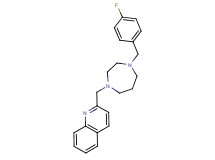 2-{[4-(4-fluorobenzyl)-1,4-diazepan-1-yl]methyl}quinoline