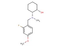 (1S*,2R*)-2-[(2-fluoro-4-methoxybenzyl)(methyl)amino]cyclohexanol