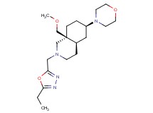 (4aR*,6R*,8aS*)-2-[(5-ethyl-1,3,4-oxadiazol-2-yl)methyl]-8a-(methoxymethyl)-6-morpholin-4-yldecahydroisoquinoline