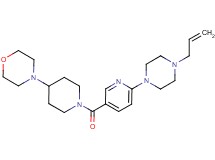 4-(1-{[6-(4-allylpiperazin-1-yl)pyridin-3-yl]carbonyl}piperidin-4-yl)morpholine