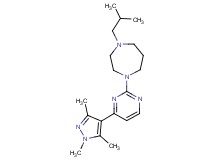 1-isobutyl-4-[4-(1,3,5-trimethyl-1H-pyrazol-4-yl)pyrimidin-2-yl]-1,4-diazepane