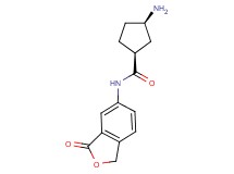 (1S*,3R*)-3-amino-N-(3-oxo-1,3-dihydro-2-benzofuran-5-yl)cyclopentanecarboxamide
