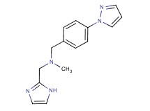 (1H-imidazol-2-ylmethyl)methyl[4-(1H-pyrazol-1-yl)benzyl]amine