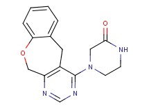 4-(5,11-dihydro[1]benzoxepino[3,4-d]pyrimidin-4-yl)piperazin-2-one
