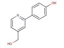 4-[4-(hydroxymethyl)pyridin-2-yl]phenol