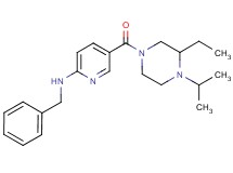 N-benzyl-5-[(3-ethyl-4-isopropyl-1-piperazinyl)carbonyl]-2-pyridinamine