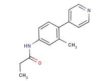 N-[3-methyl-4-(4-pyridinyl)phenyl]propanamide trifluoroacetate