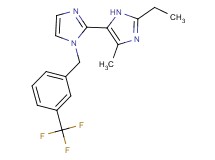 2'-ethyl-5'-methyl-1-[3-(trifluoromethyl)benzyl]-1H,3'H-2,4'-biimidazole