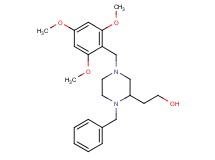 2-[1-benzyl-4-(2,4,6-trimethoxybenzyl)-2-piperazinyl]ethanol